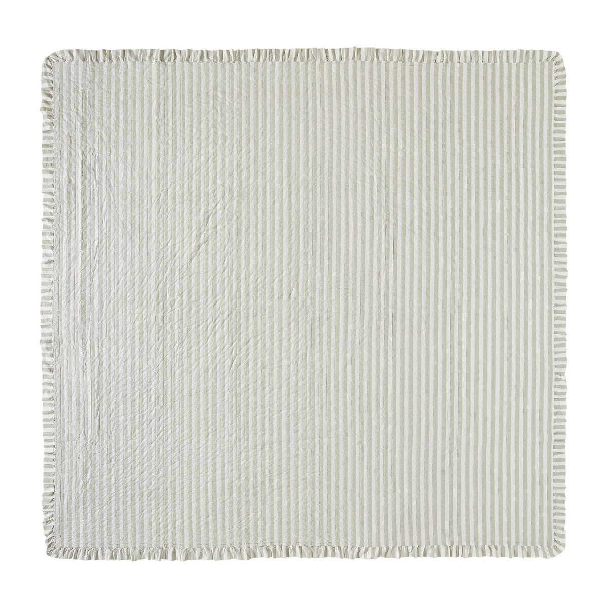 Finders Keepers Ruffled Queen Quilt 94Wx94L