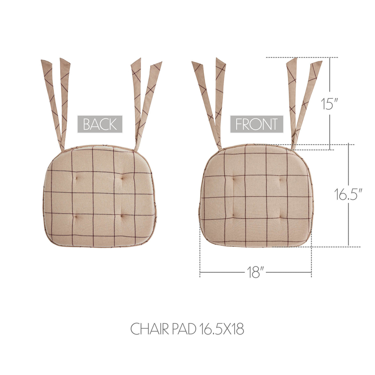 Connell Chair Pad 16.5x18