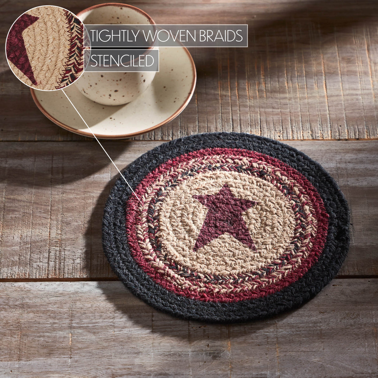 Connell Trivet Stencil Stars 8 inch Diameter