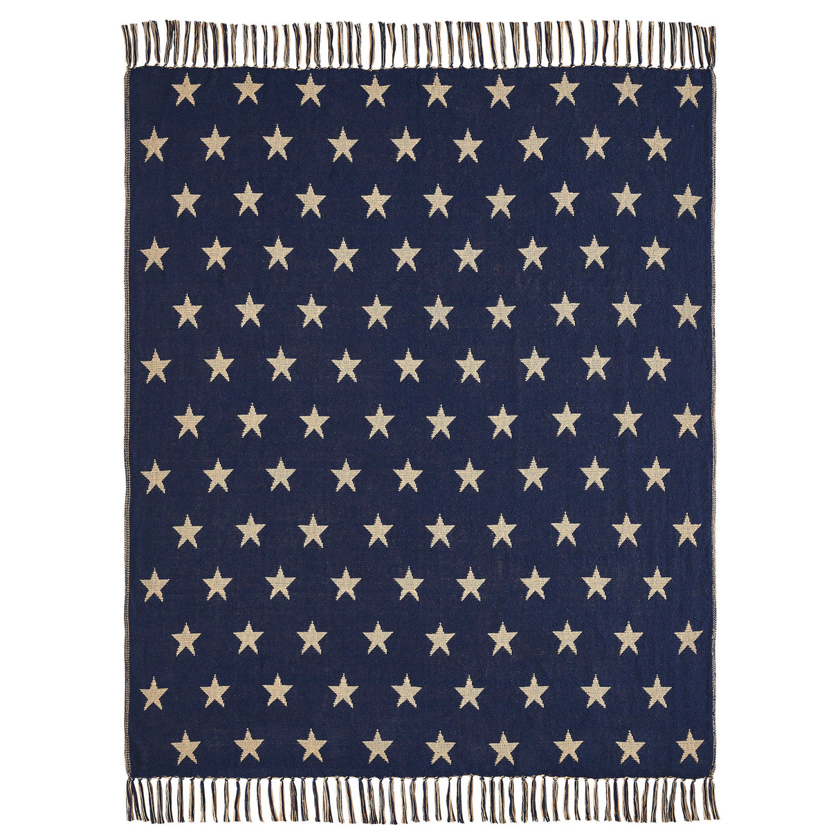 My Country Jacquard Stars Woven Throw 50x60