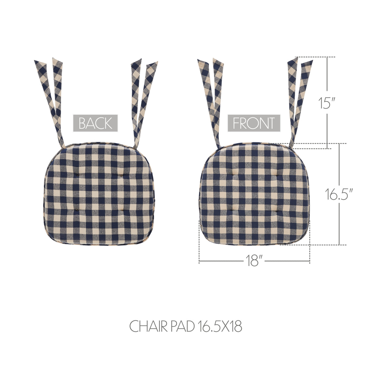 My Country 16.5x18 Inch Chair Pad