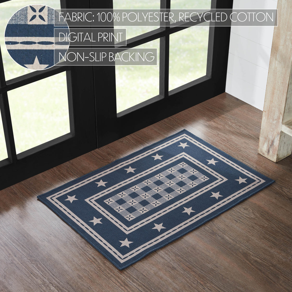 My Country Polyester Rug Rect 20x30