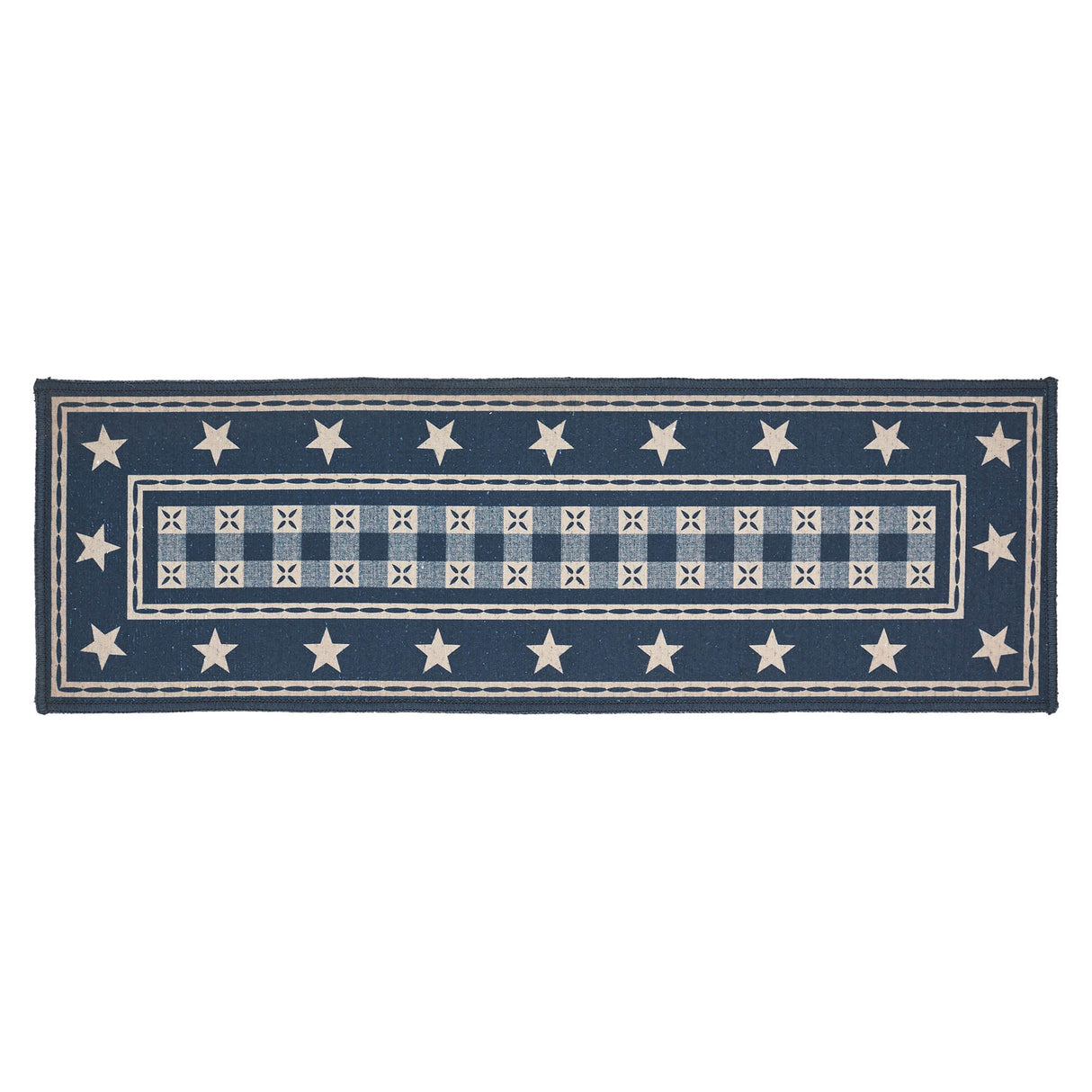 My Country Polyester Stair Tread Rect Latex 8.5x27