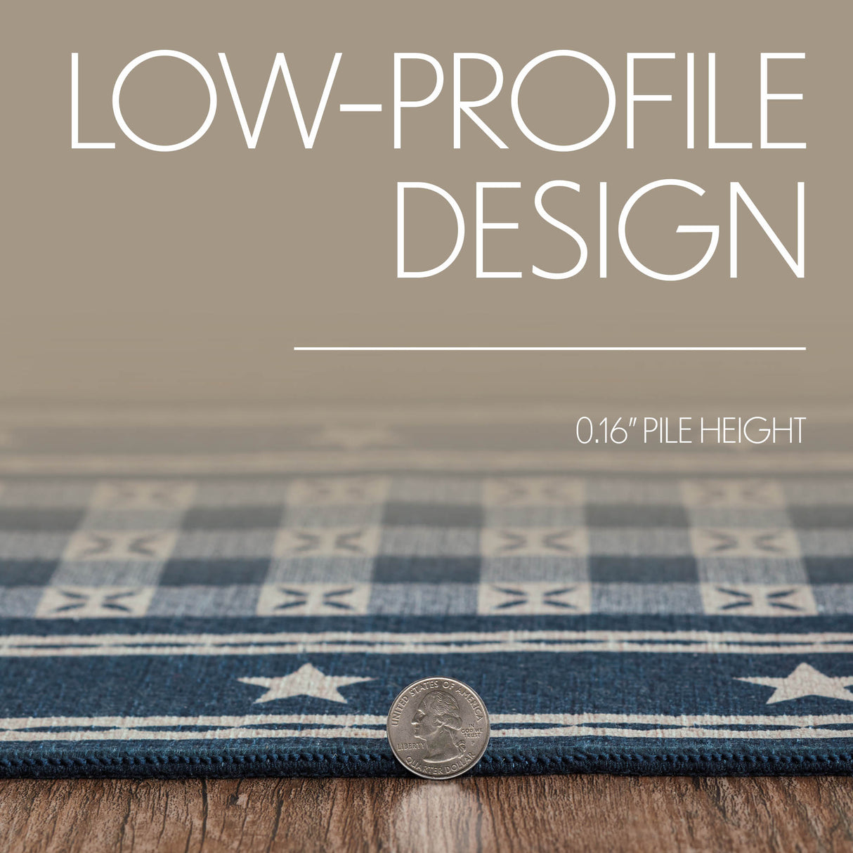 My Country Polyester Stair Tread Rect Latex 8.5x27