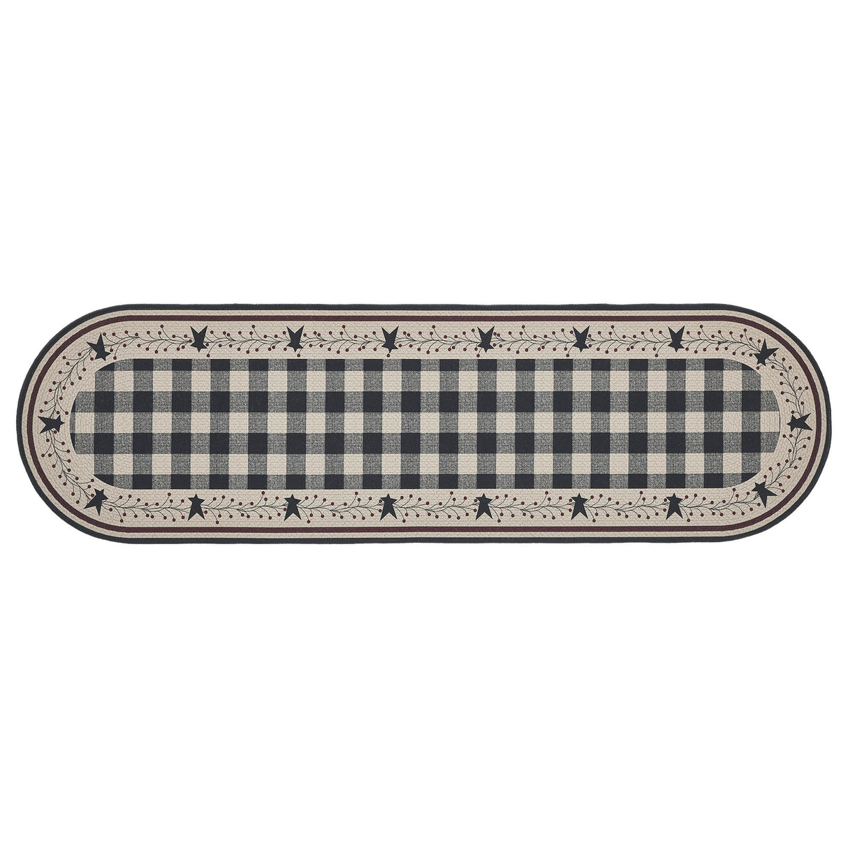 Pip Vinestar Polyester Rug/Runner Oval 22x78