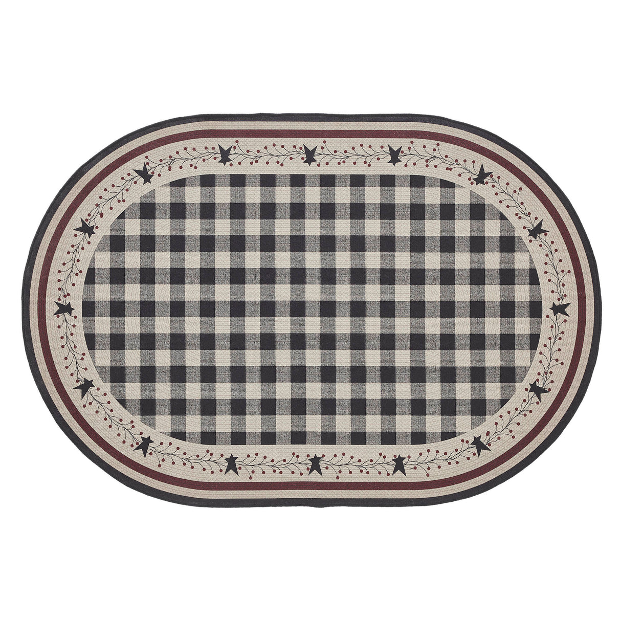 Pip Vinestar Polyester Rug Oval 48x72