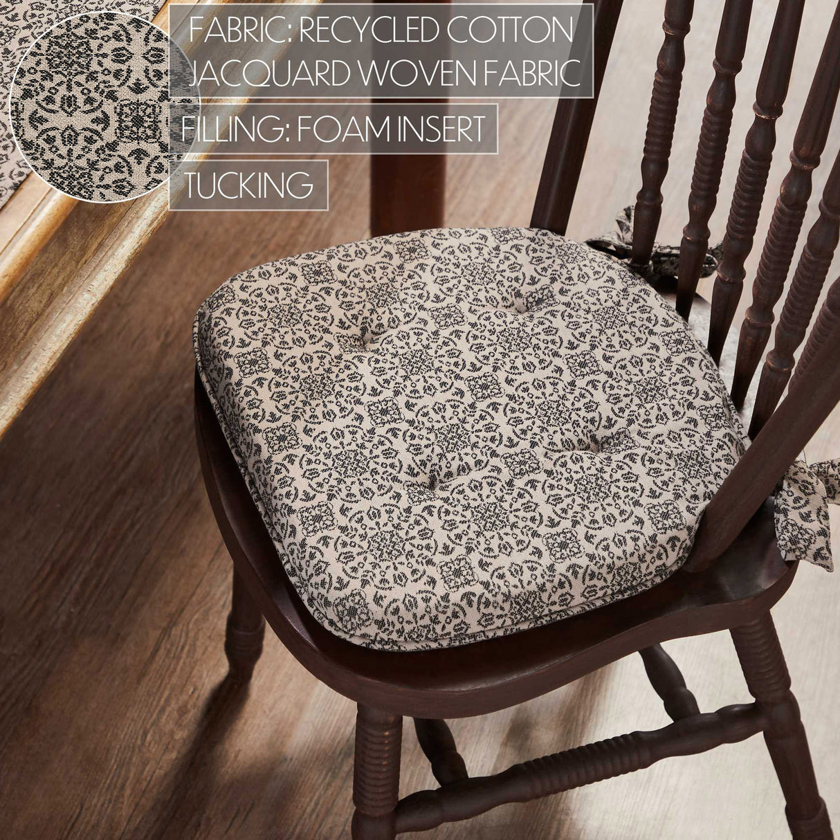 Custom House Jacquard 16.5x18 Inch Chair Pad