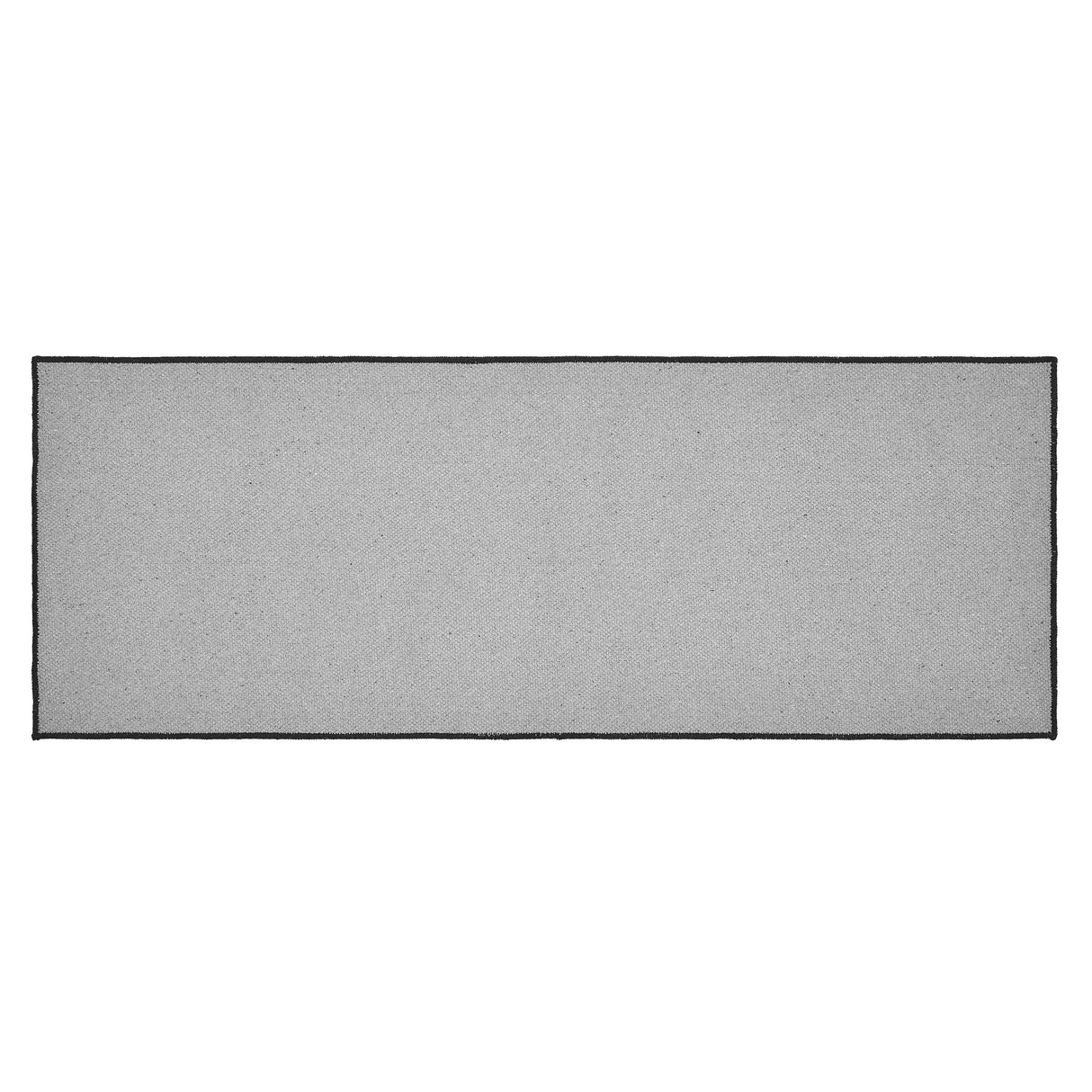 Custom House Black Tan Jacquard Polyester Bathmat 17x48