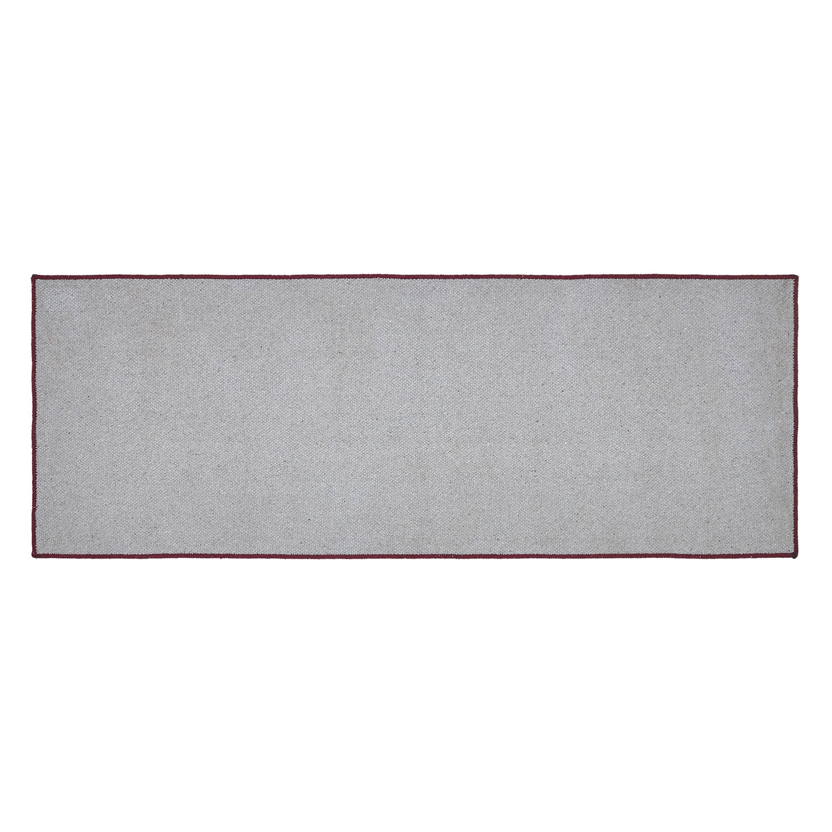Custom House Burgundy Tan Jacquard Polyester Bathmat 17x48