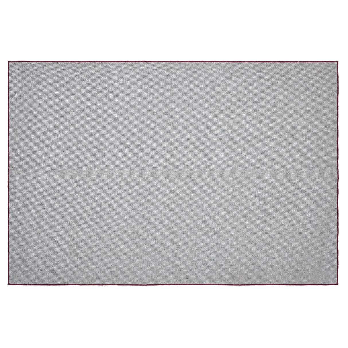 Custom House Burgundy Tan Jacquard Polyester Rug Rect 48x72