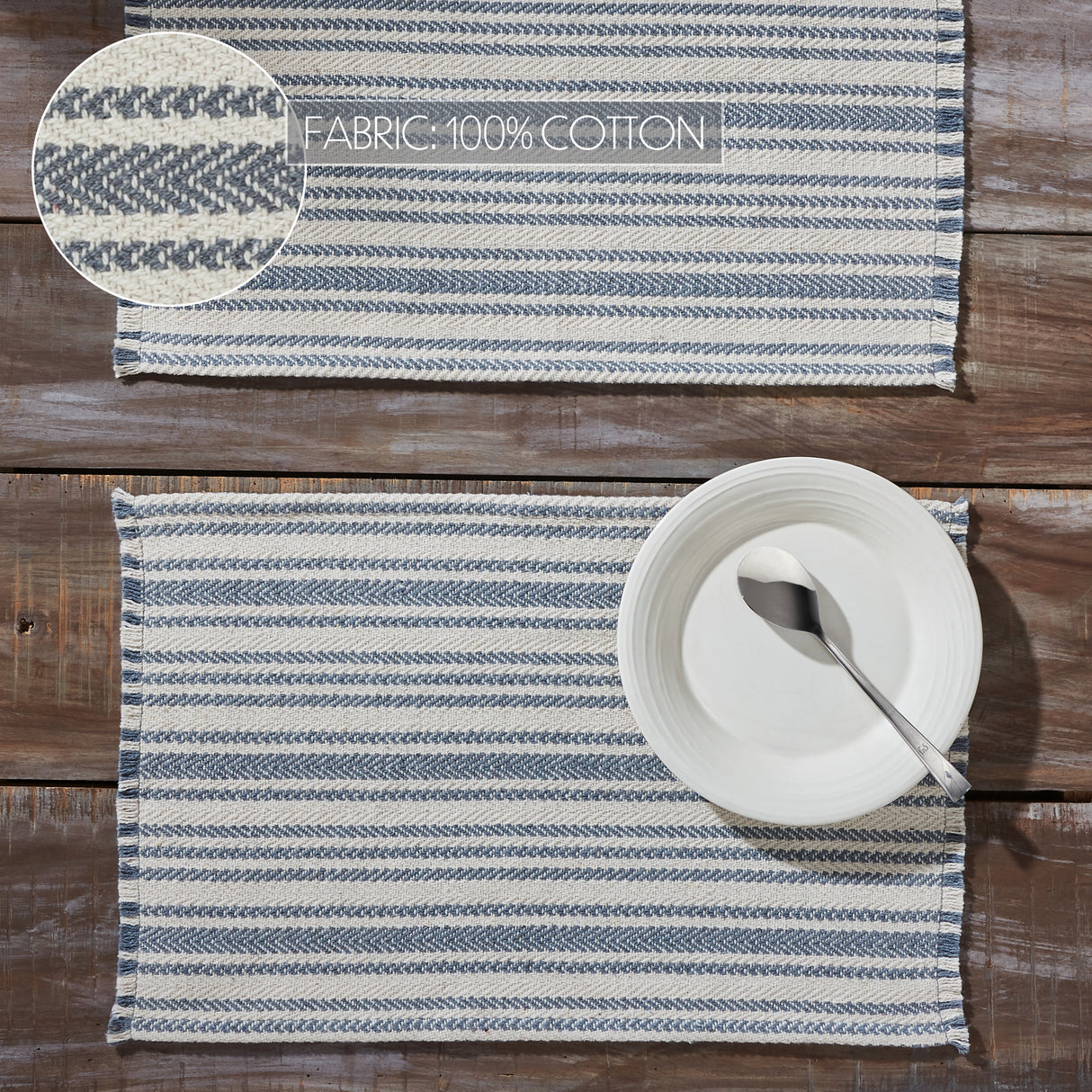 Finders Keepers Chevron Placemat Set of 2 13x19, 6 Pack 12 Pack