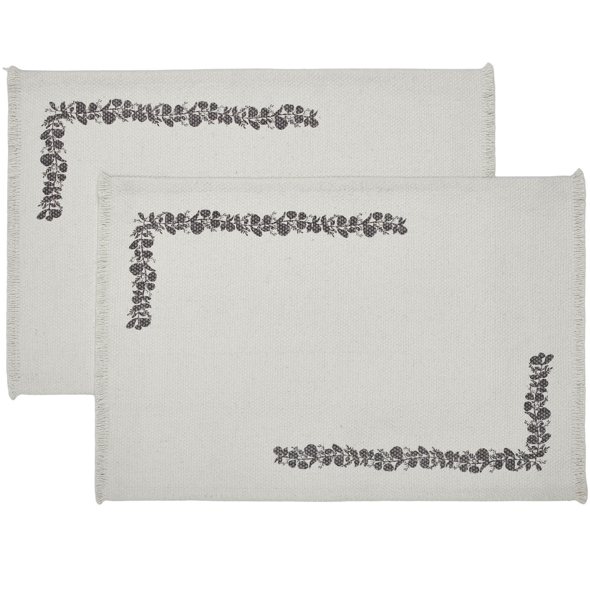 Finders Keepers Eucalyptus Placemat Set of 2 13x19, 6 Pack 12 Pack