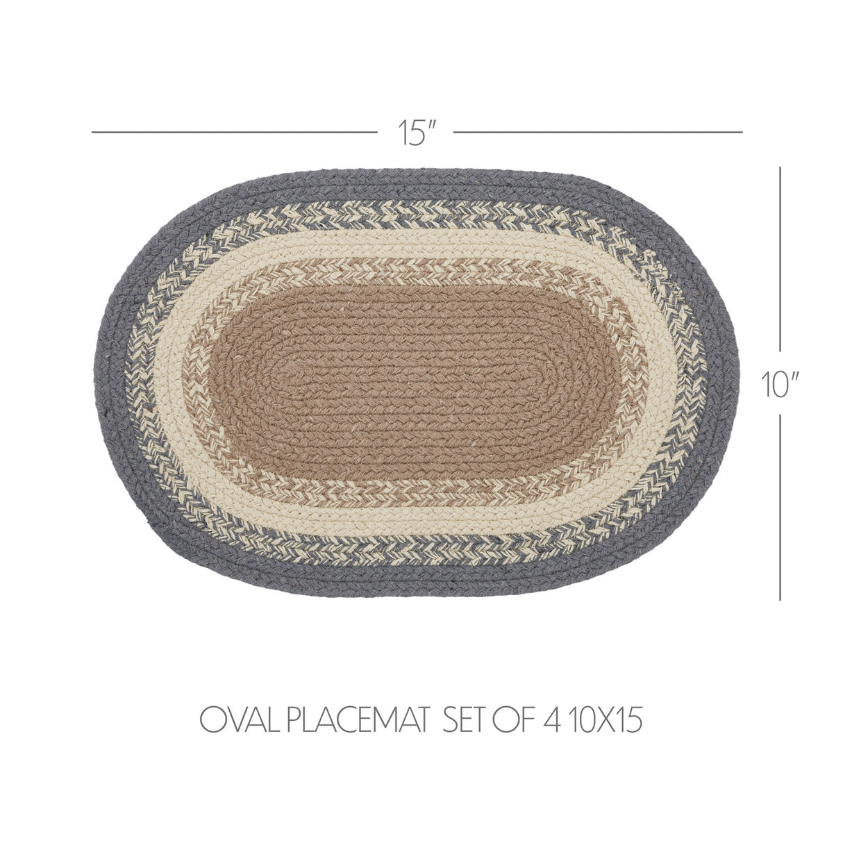 Finders Keepers Oval Placemat Set of 4 10x15