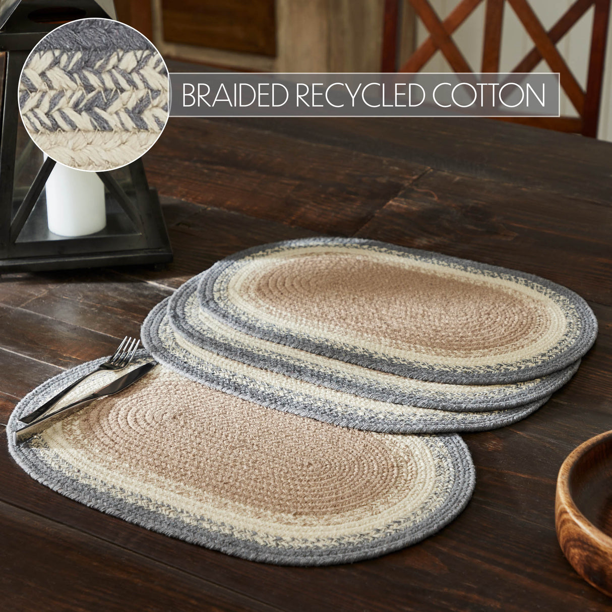 Finders Keepers Oval Placemat Set of 4 13x19