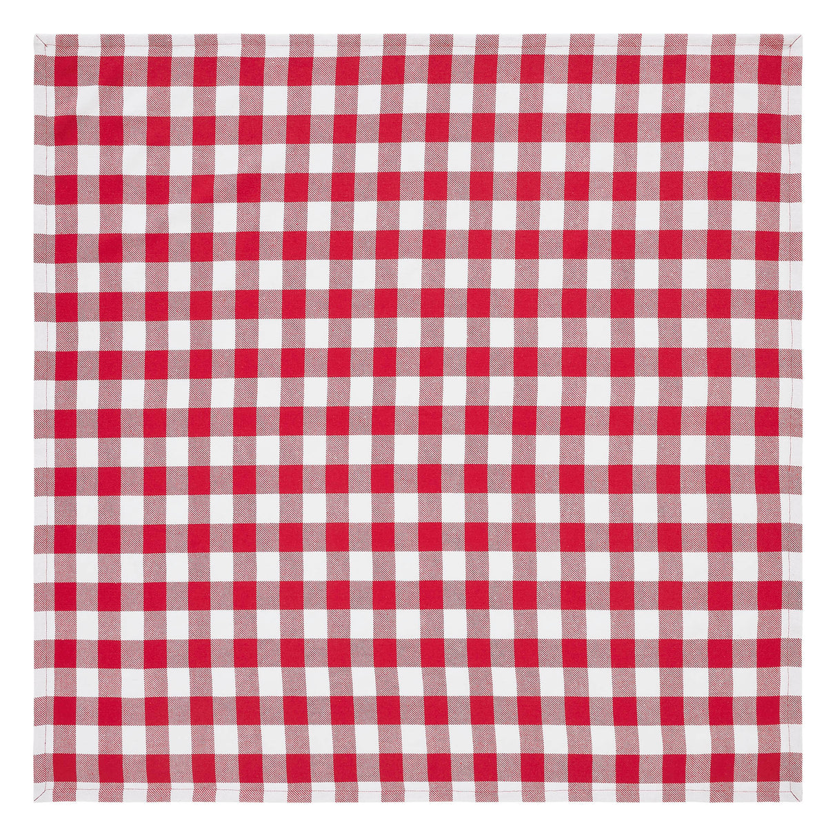 Annie Buffalo Check Red Table Topper 40x40