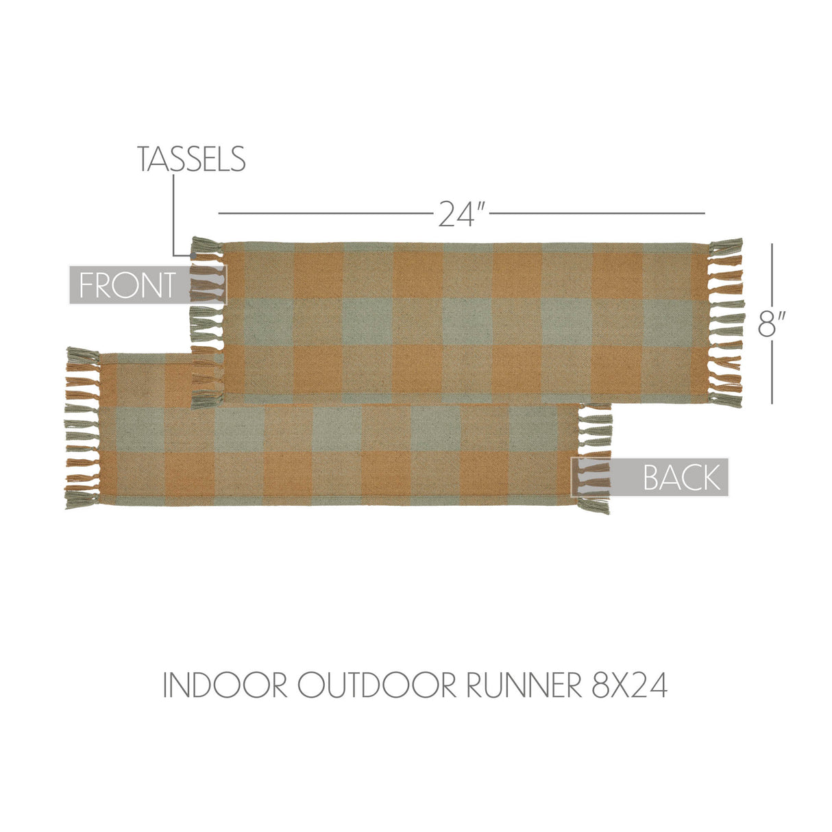 Spring In Bloom Indoor/Outdoor Runner 8x24