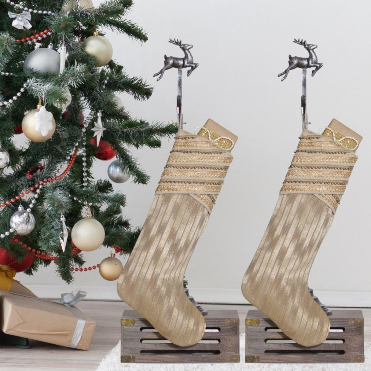 Celebrate Stocking Set of 2 11x20