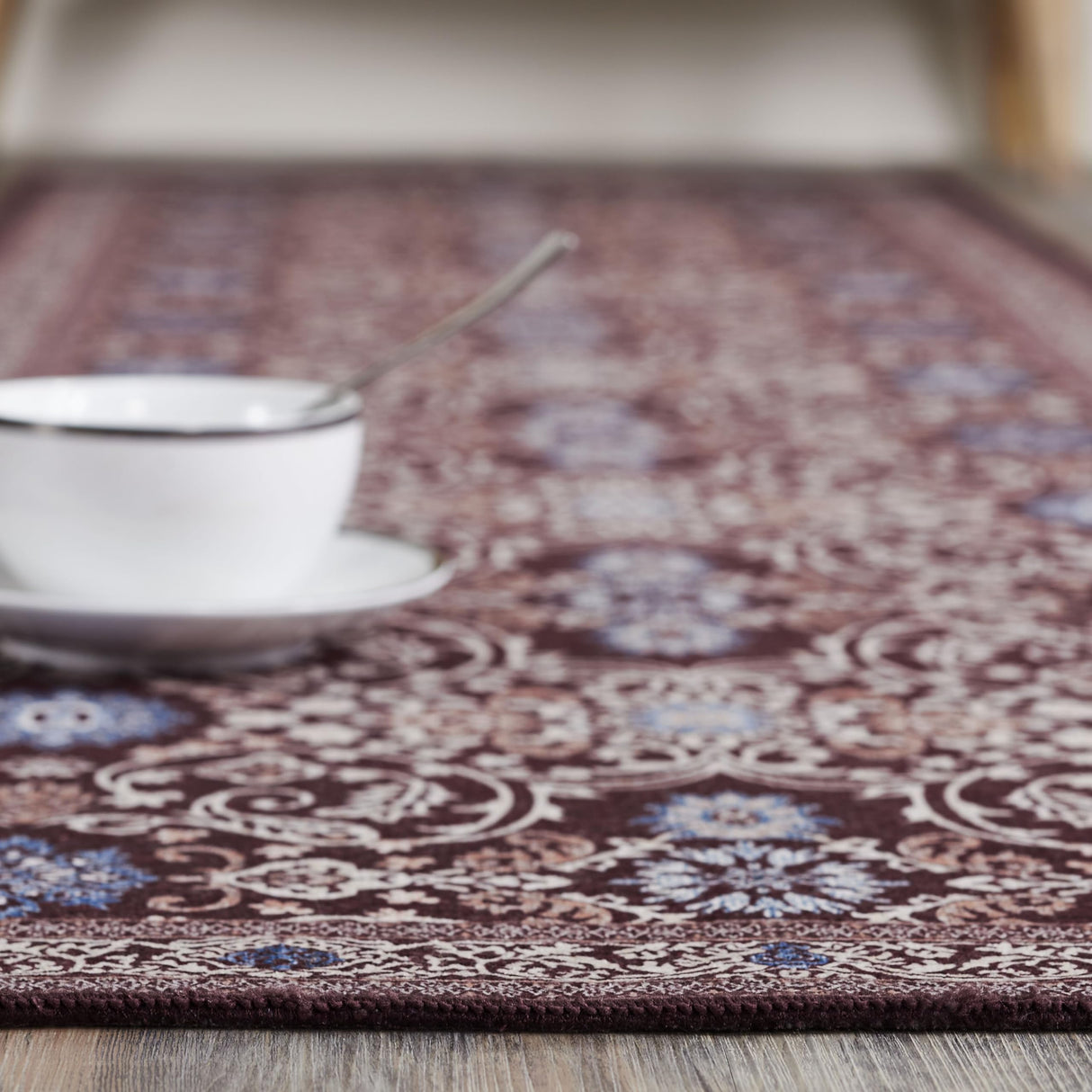 Medallion Red Rug Rect 24x72