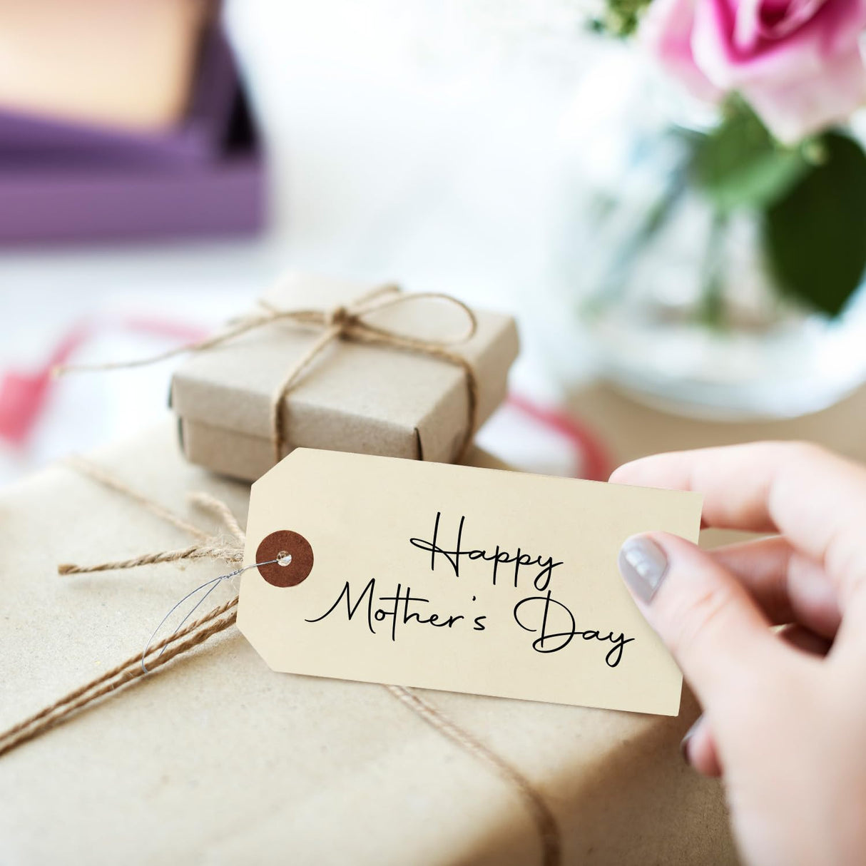 9pt Creme Manila Tag w/ Wire Hanger Set of 200 Size #5