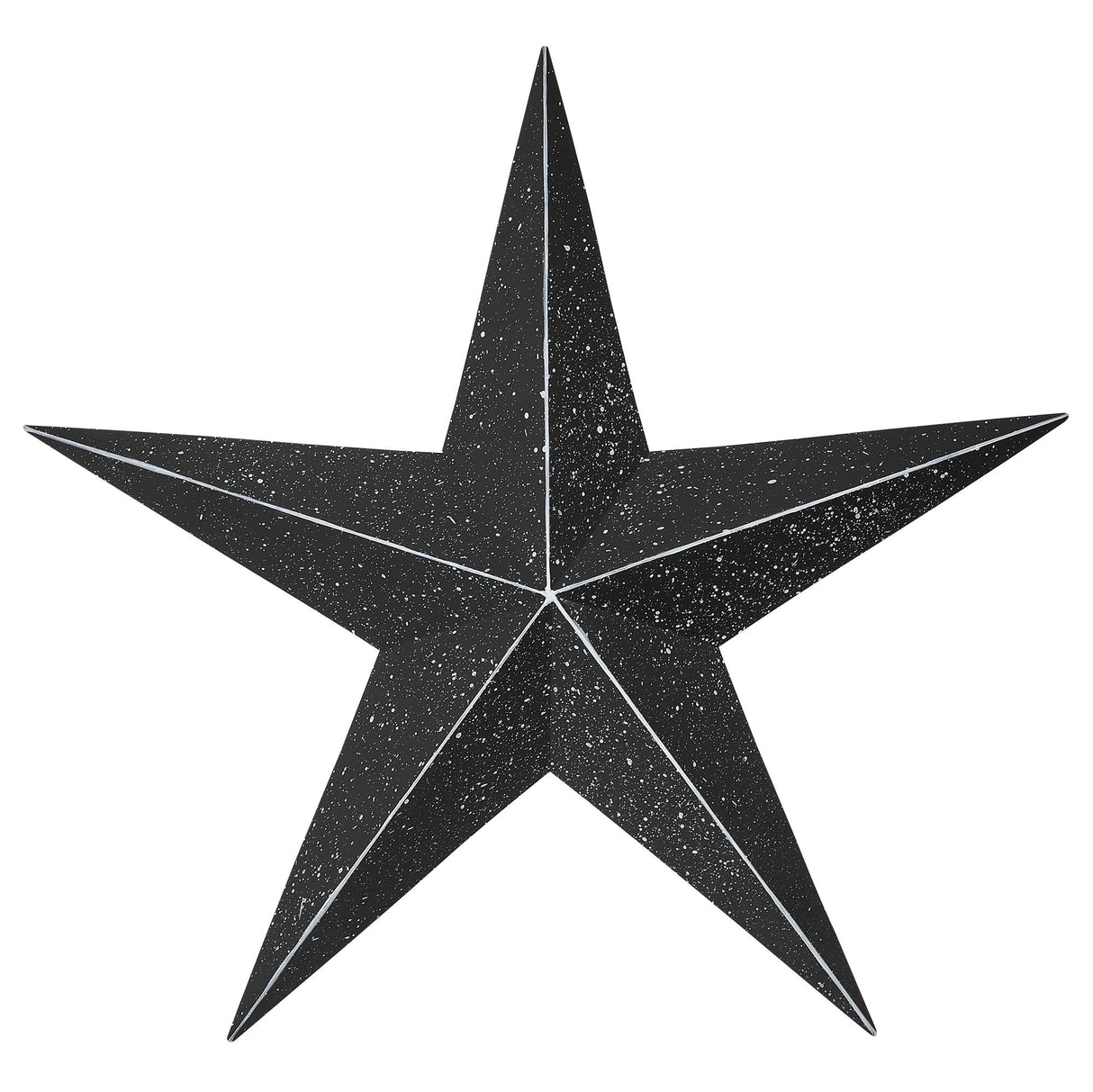 85030-Faceted-Metal-Star-Black-Wall-Hanging-24x24-image-1