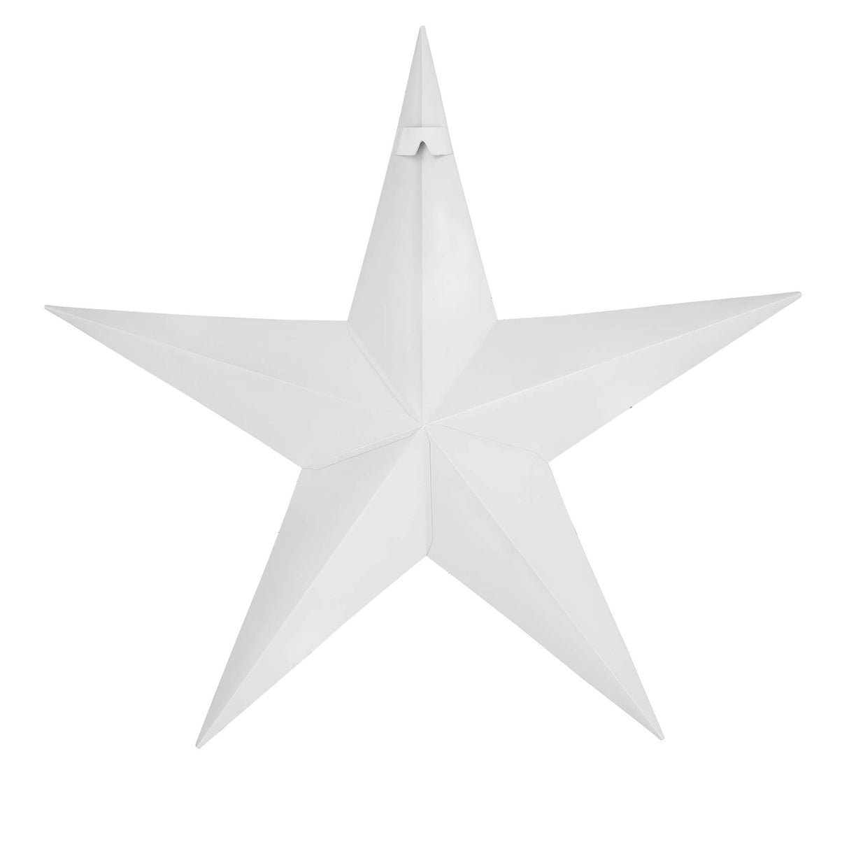 85031-Faceted-Metal-Star-White-Wall-Hanging-24x24-image-1