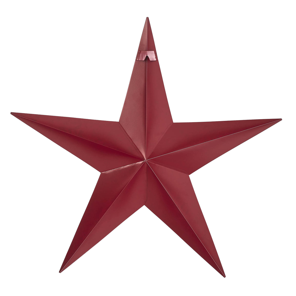 85032-Faceted-Metal-Star-Burgundy-Wall-Hanging-24x24-image-1