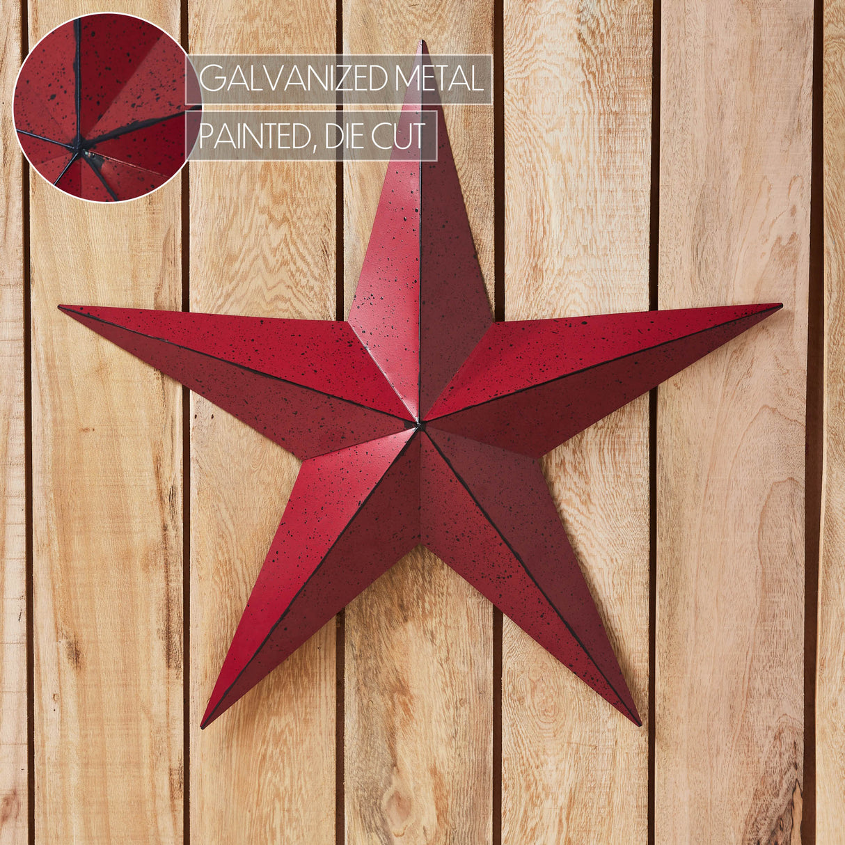 85032-Faceted-Metal-Star-Burgundy-Wall-Hanging-24x24-image-1