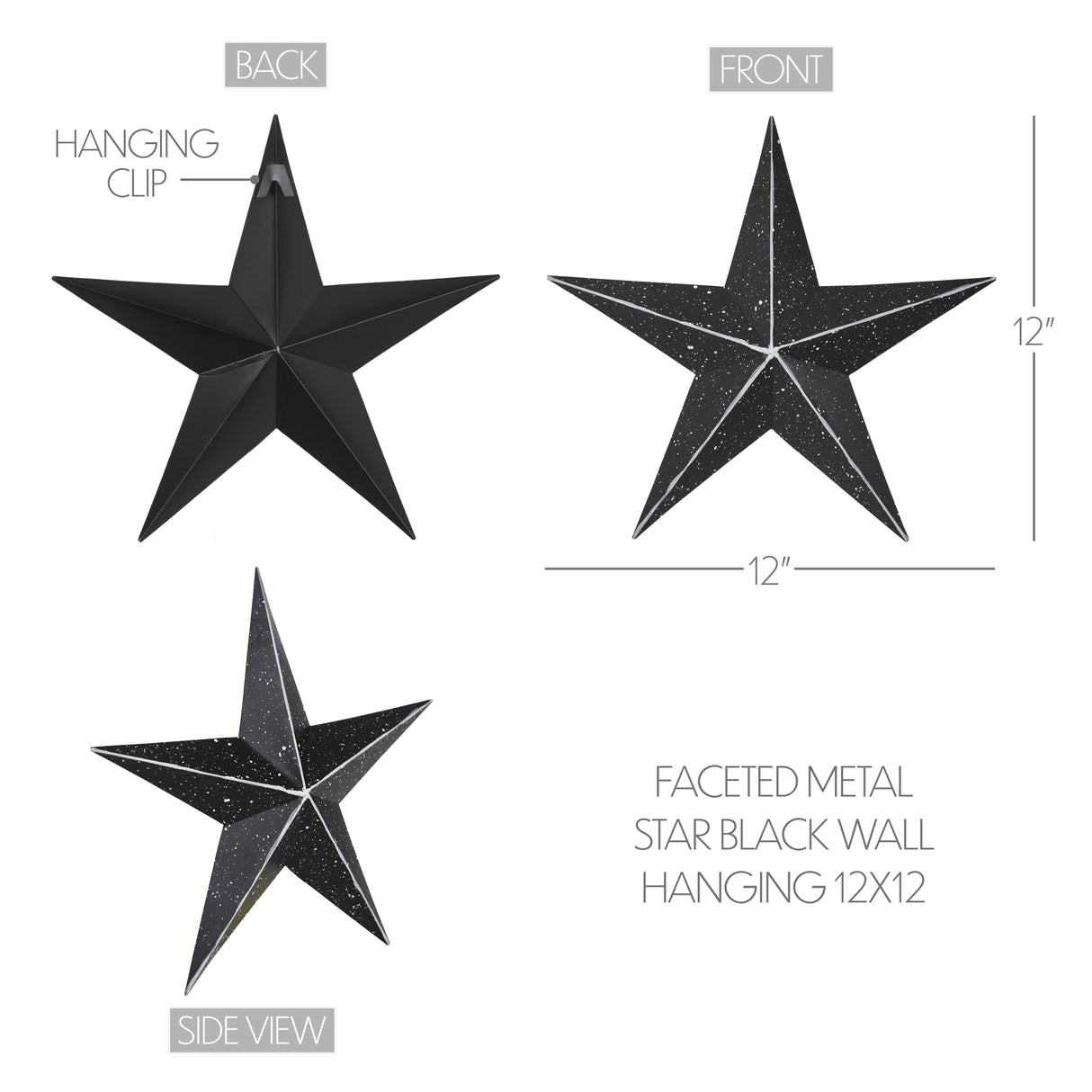 85035-Faceted-Metal-Star-Black-Wall-Hanging-12x12-image-1