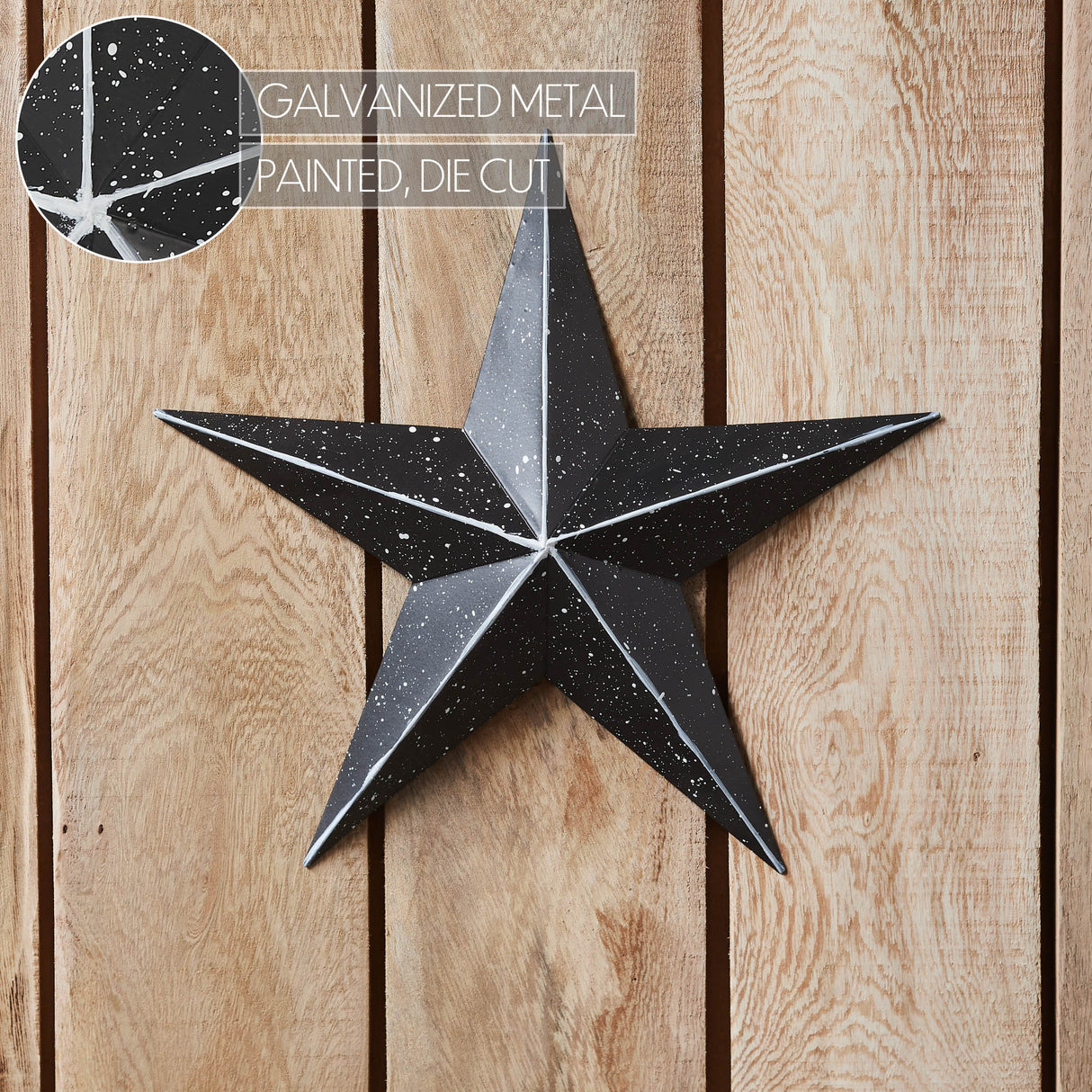 85035-Faceted-Metal-Star-Black-Wall-Hanging-12x12-image-1