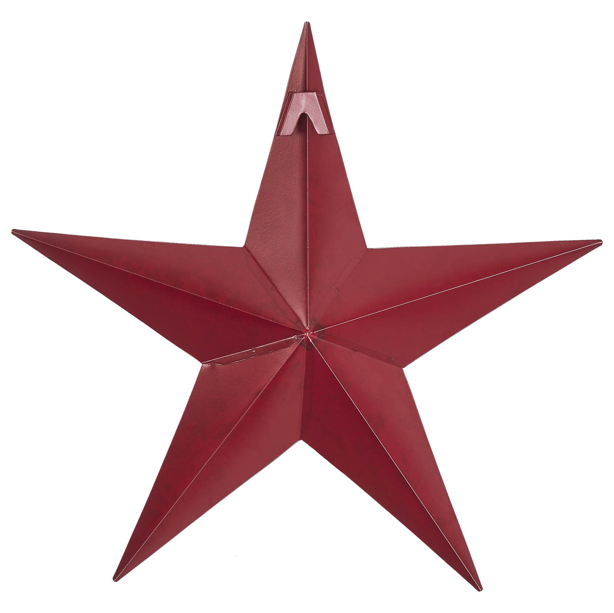 85037-Faceted-Metal-Star-Burgundy-Wall-Hanging-12x12-image-1