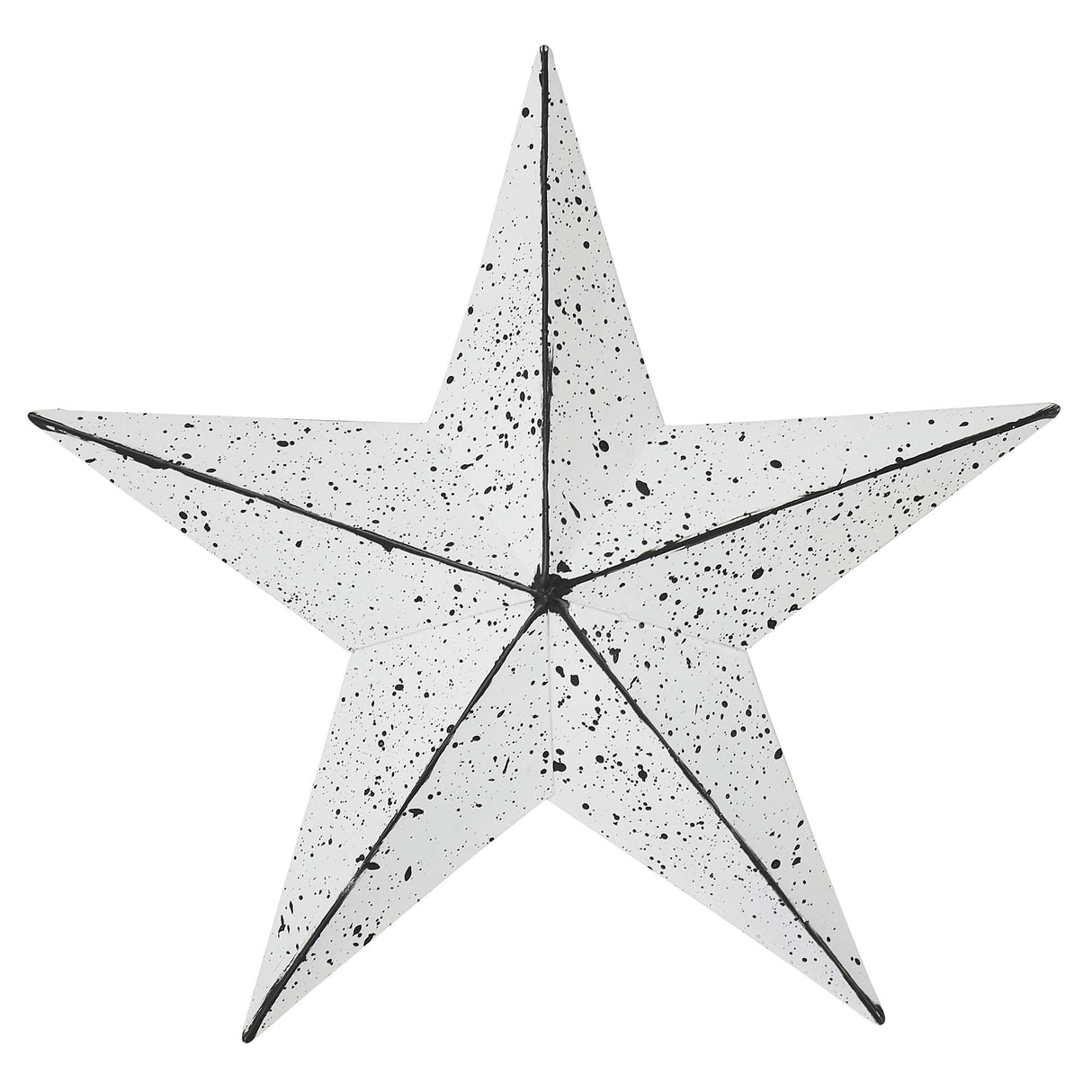 85041-Faceted-Metal-Star-White-Wall-Hanging-8x8-image-1