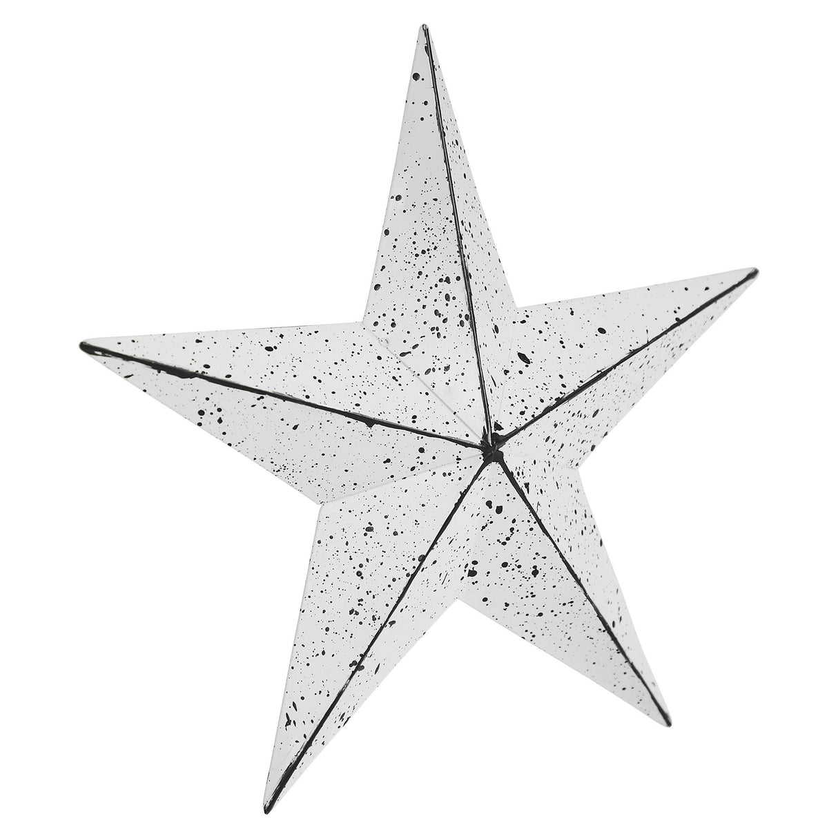 85041-Faceted-Metal-Star-White-Wall-Hanging-8x8-image-1