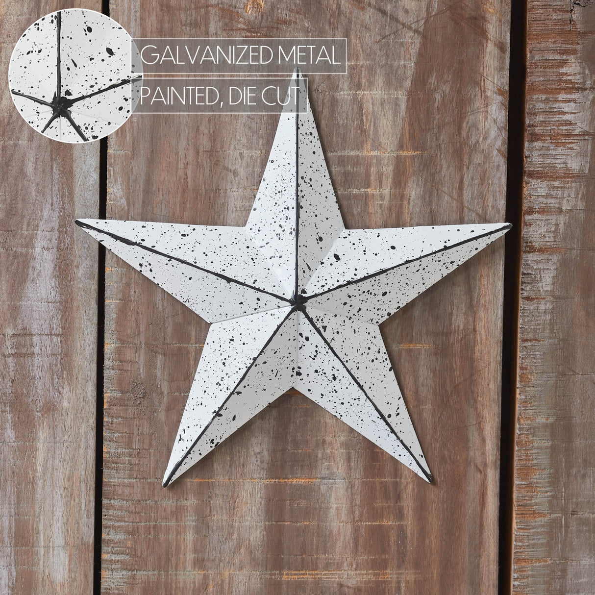 85041-Faceted-Metal-Star-White-Wall-Hanging-8x8-image-1
