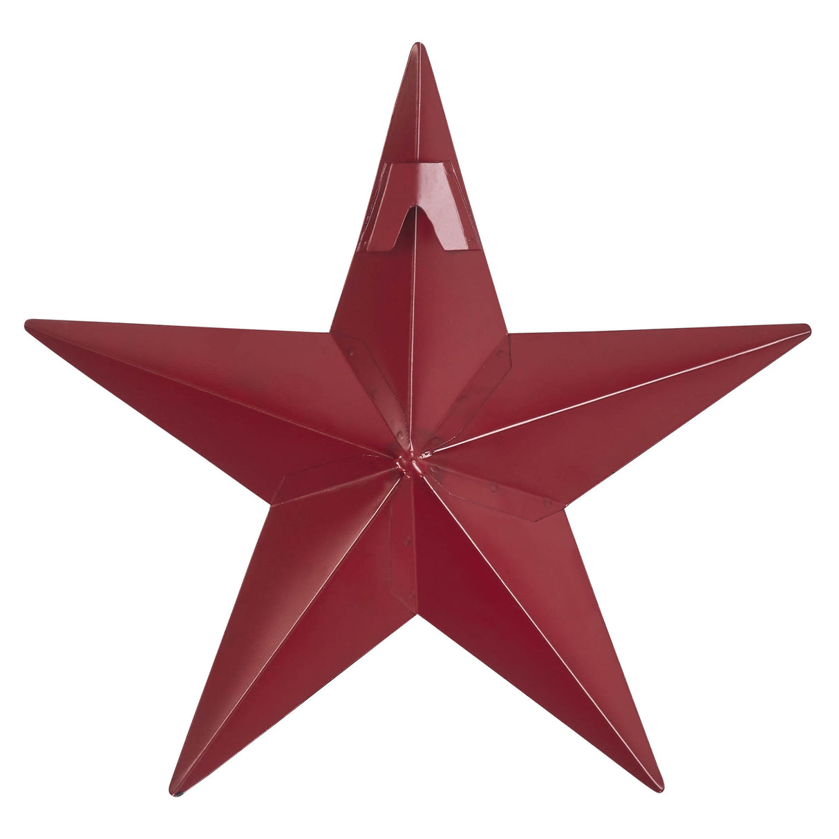 85042-Faceted-Metal-Star-Burgundy-Wall-Hanging-8x8-image-1