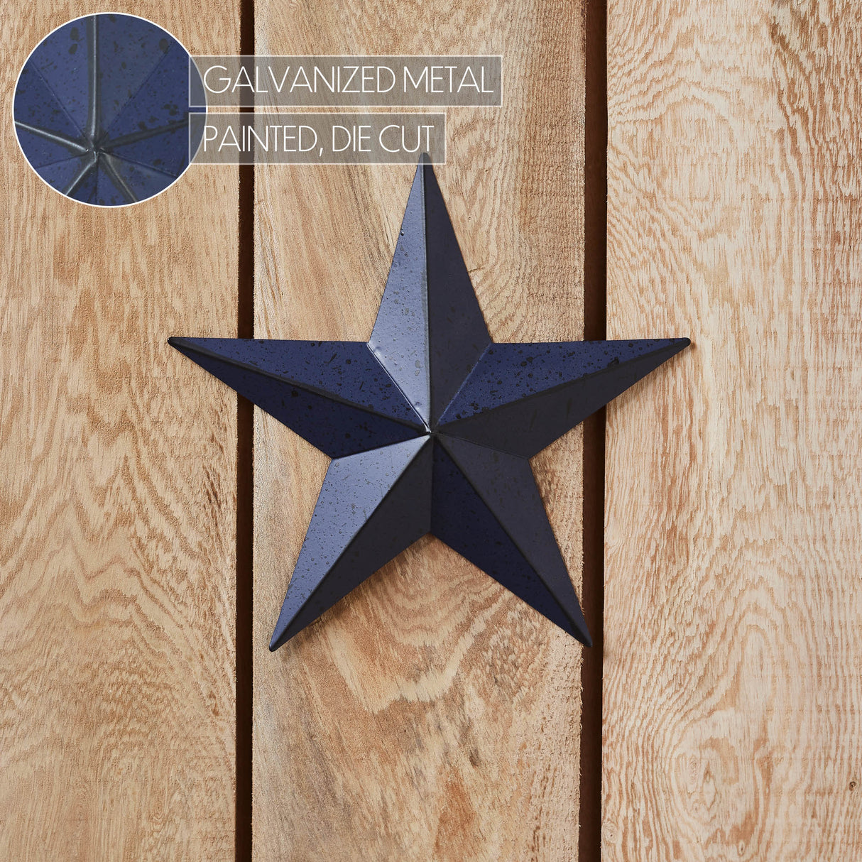 85043-Faceted-Metal-Star-Navy-Wall-Hanging-8x8-image-1