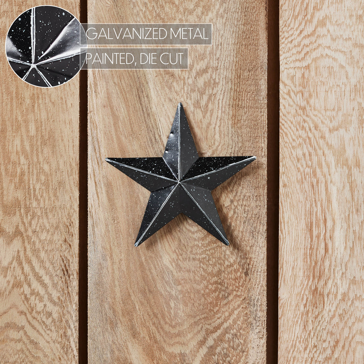 85045-Faceted-Metal-Star-Black-Wall-Hanging-4x4-image-1