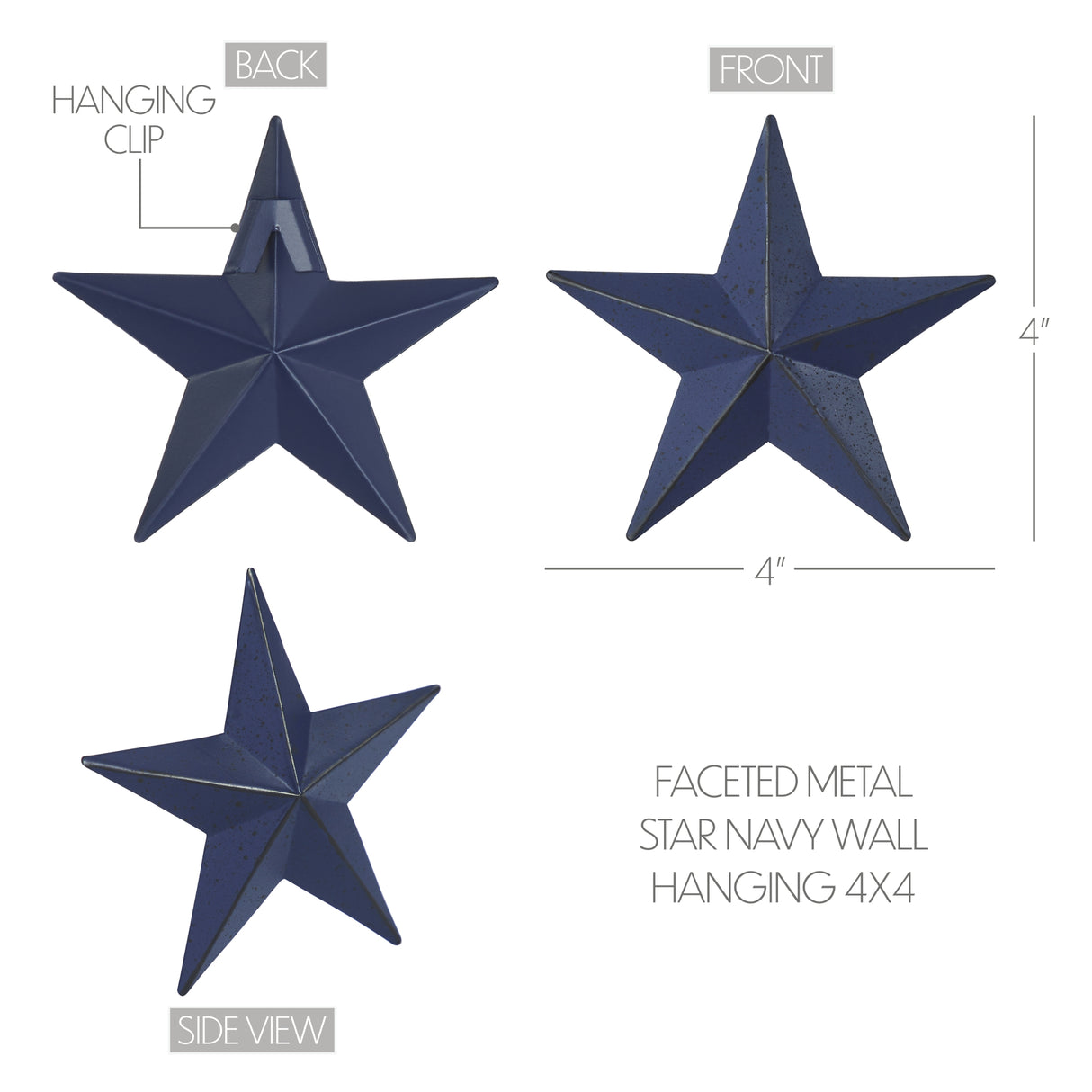 85048-Faceted-Metal-Star-Navy-Wall-Hanging-4x4-image-1