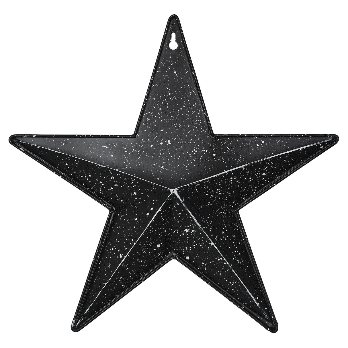 85050-Faceted-Metal-Star-Black-Wall-Hanging-w/-Pocket-12x12-image-1