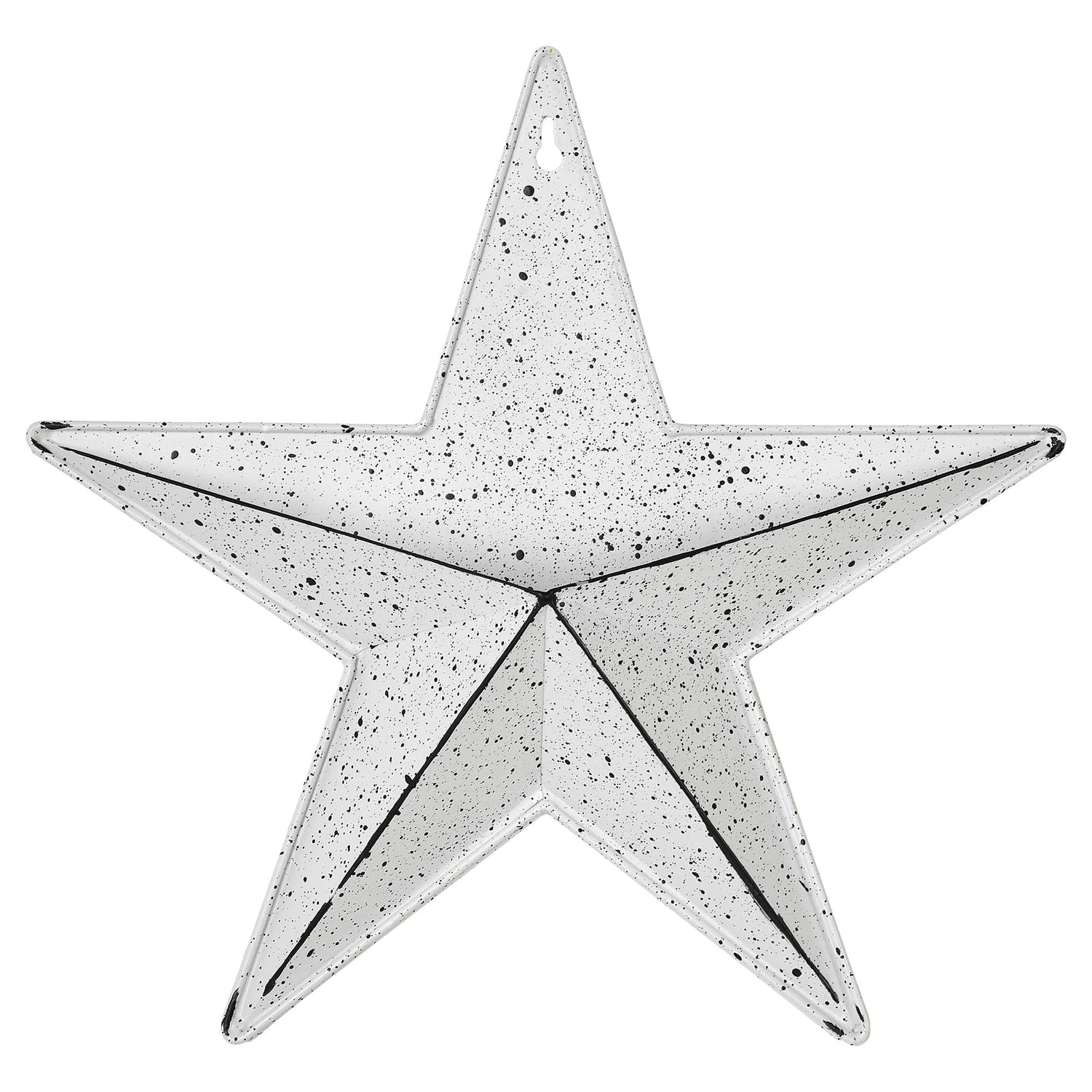 85051-Faceted-Metal-Star-White-Wall-Hanging-w/-Pocket-12x12-image-1
