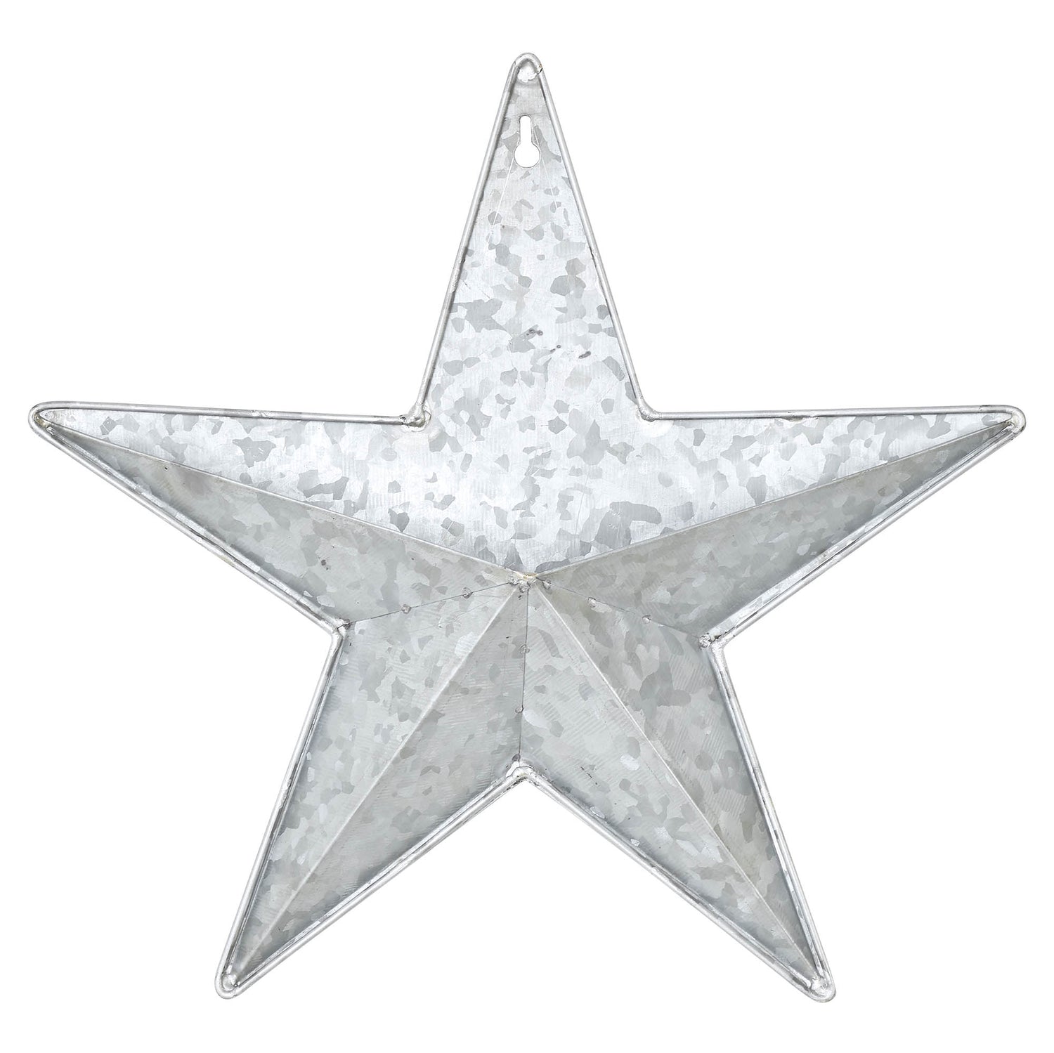 85054-Faceted-Metal-Star-Galvanized-Wall-Hanging-w/-Pocket-12x12-image-1
