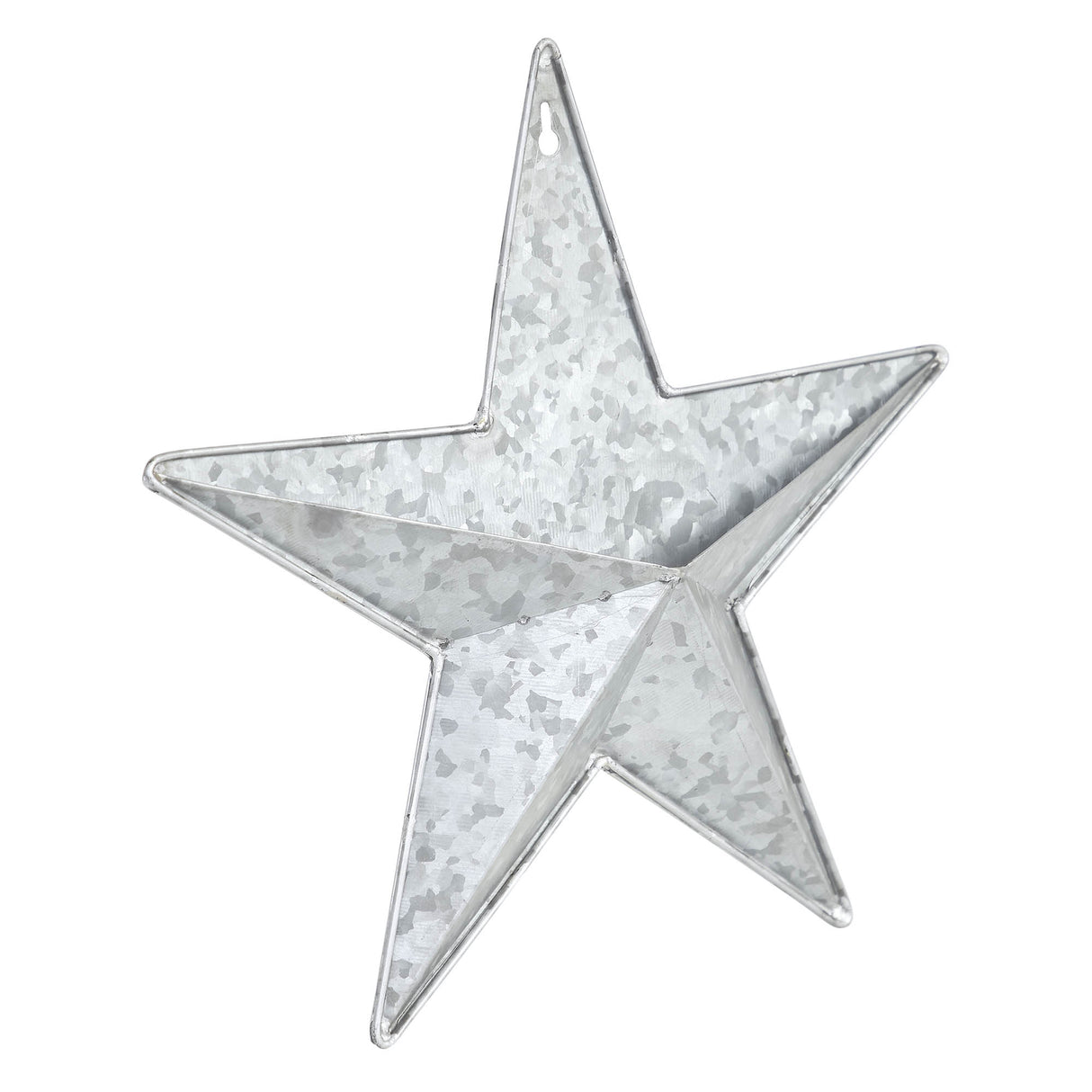85054-Faceted-Metal-Star-Galvanized-Wall-Hanging-w/-Pocket-12x12-image-1