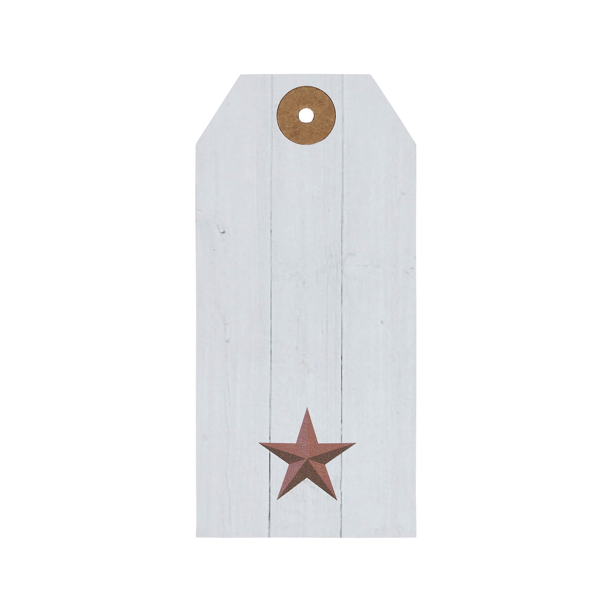 85091-Faceted-Barn-Star-Barnwood-Paper-Tag-Barn-Red-4.75x2.25-w/-Twine-Set-of-50-image-2