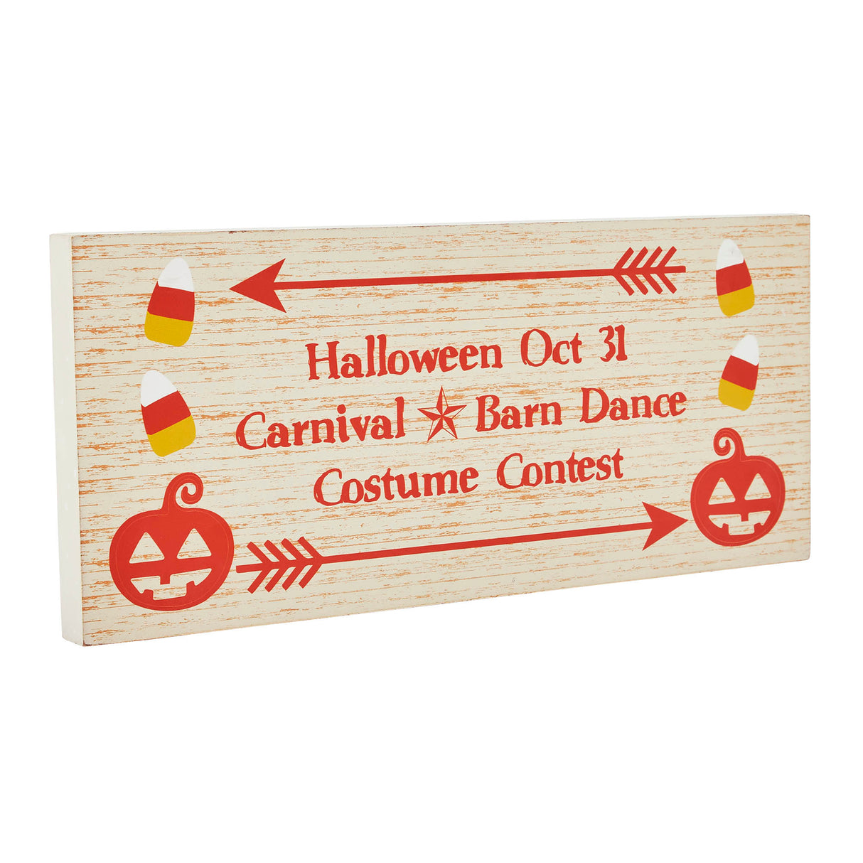 Halloween Carnival MDF Sign 7x16x1