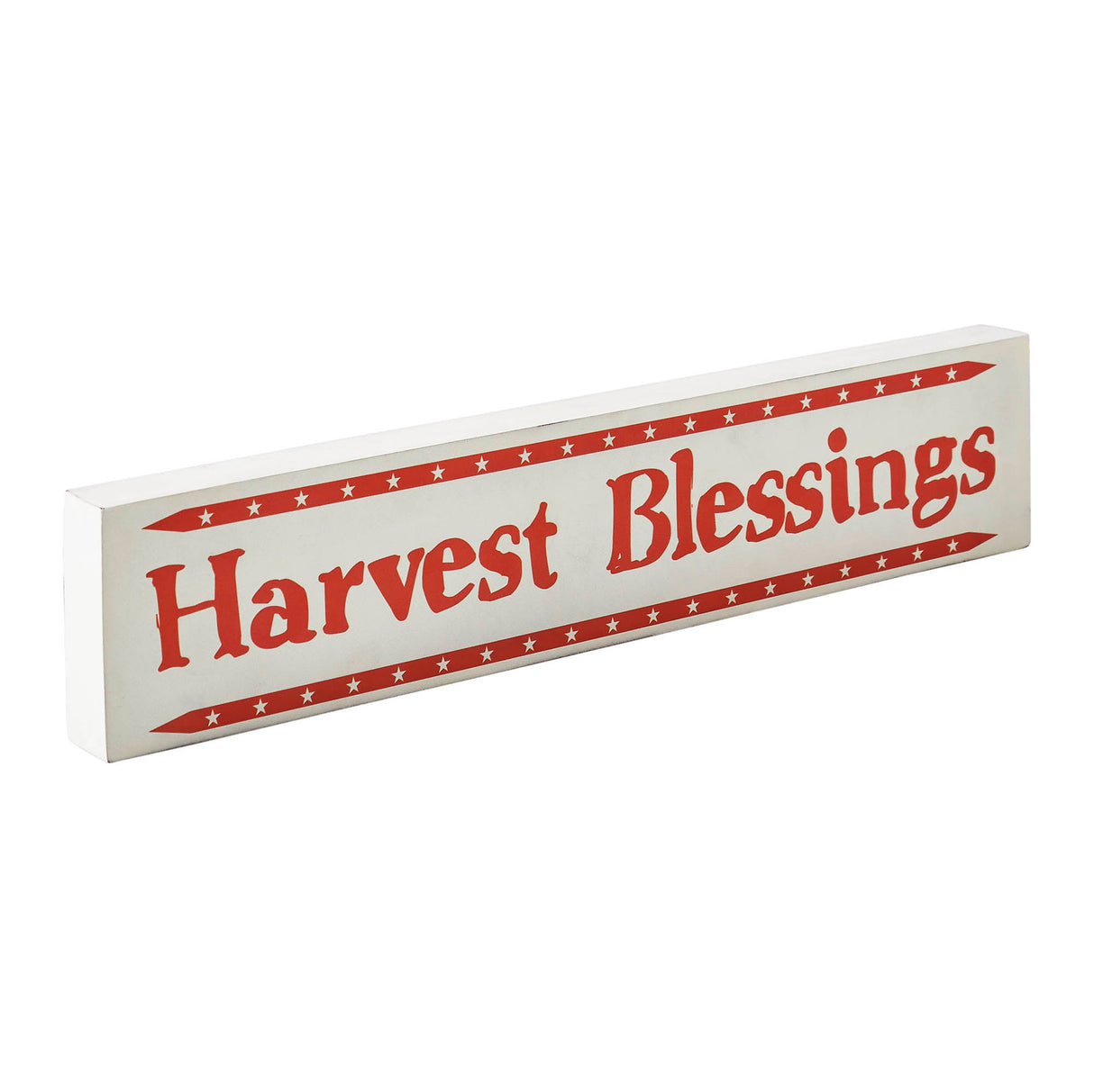 Harvest Blessings w/ Mini Stars MDF Sign 3x14x1