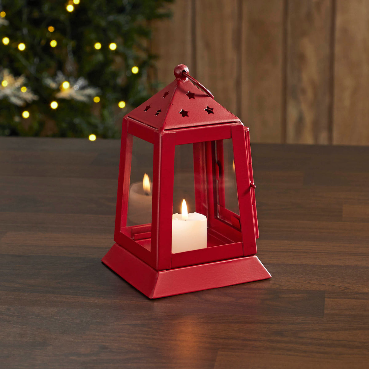 Metal Lantern Barn Red Tealight Holder 7x4 5x4 5 VHC Brands Home Decor Metal Lantern Barn Red Tealight Holder 7x4 5x4 5 VHC Brands Home Decor