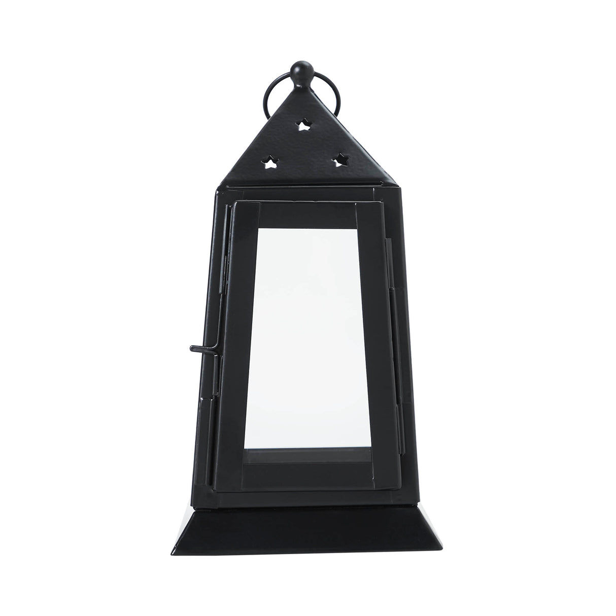 Metal Lantern Black Tealight Holder 9x5x5
