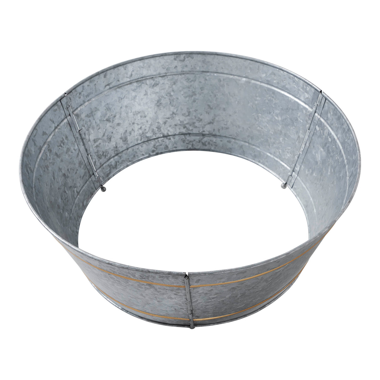 Christmas Tree Collar Metal Galvanized 8x20x20