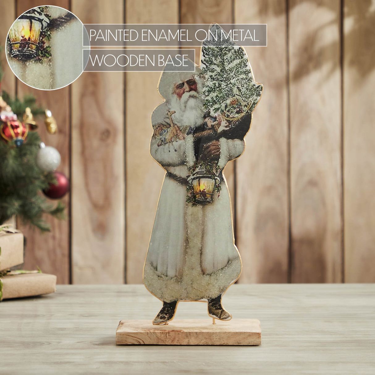 Pipka Santa Christmas Tree Figurine 16x6.5x2.75