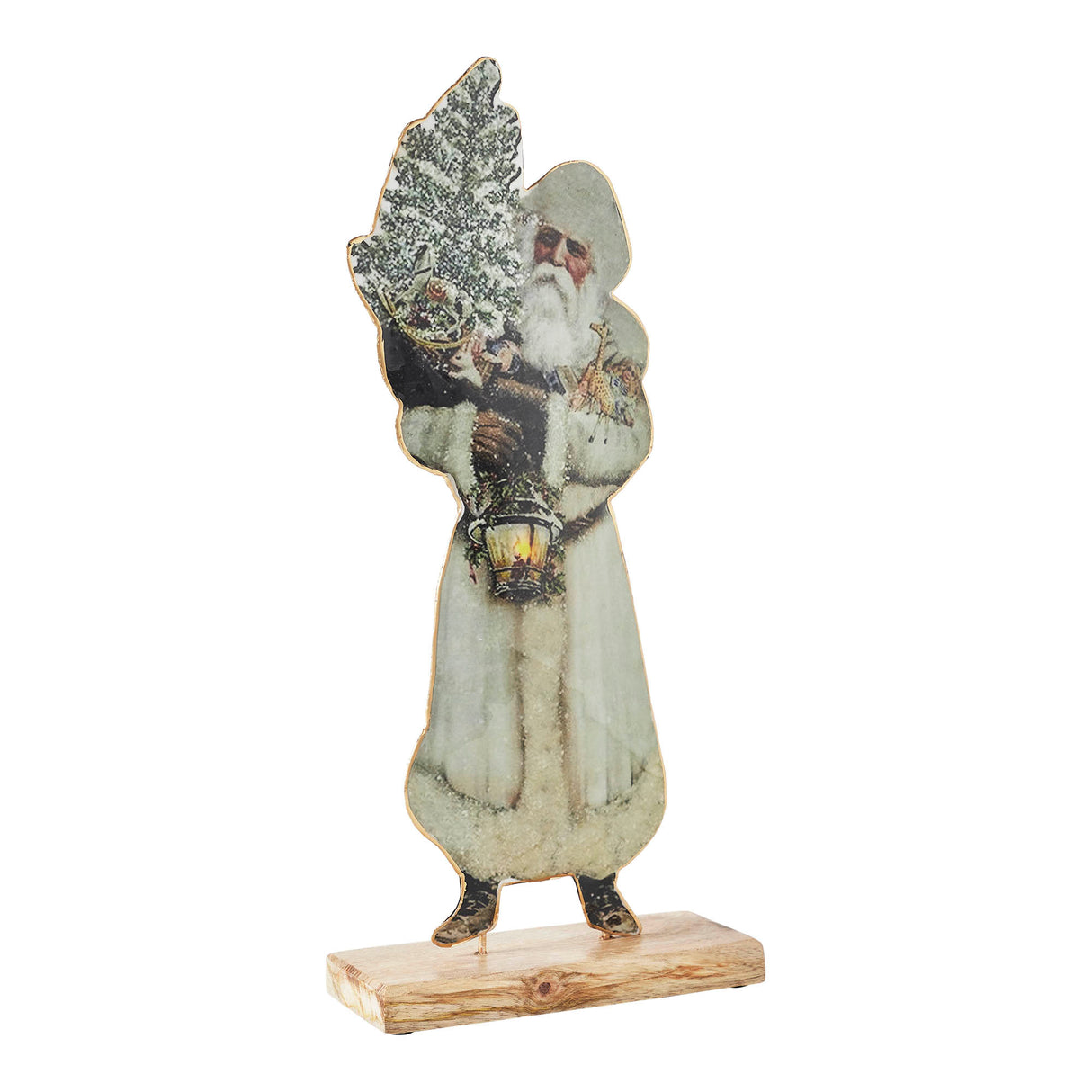 Pipka Santa Christmas Tree Figurine 16x6.5x2.75