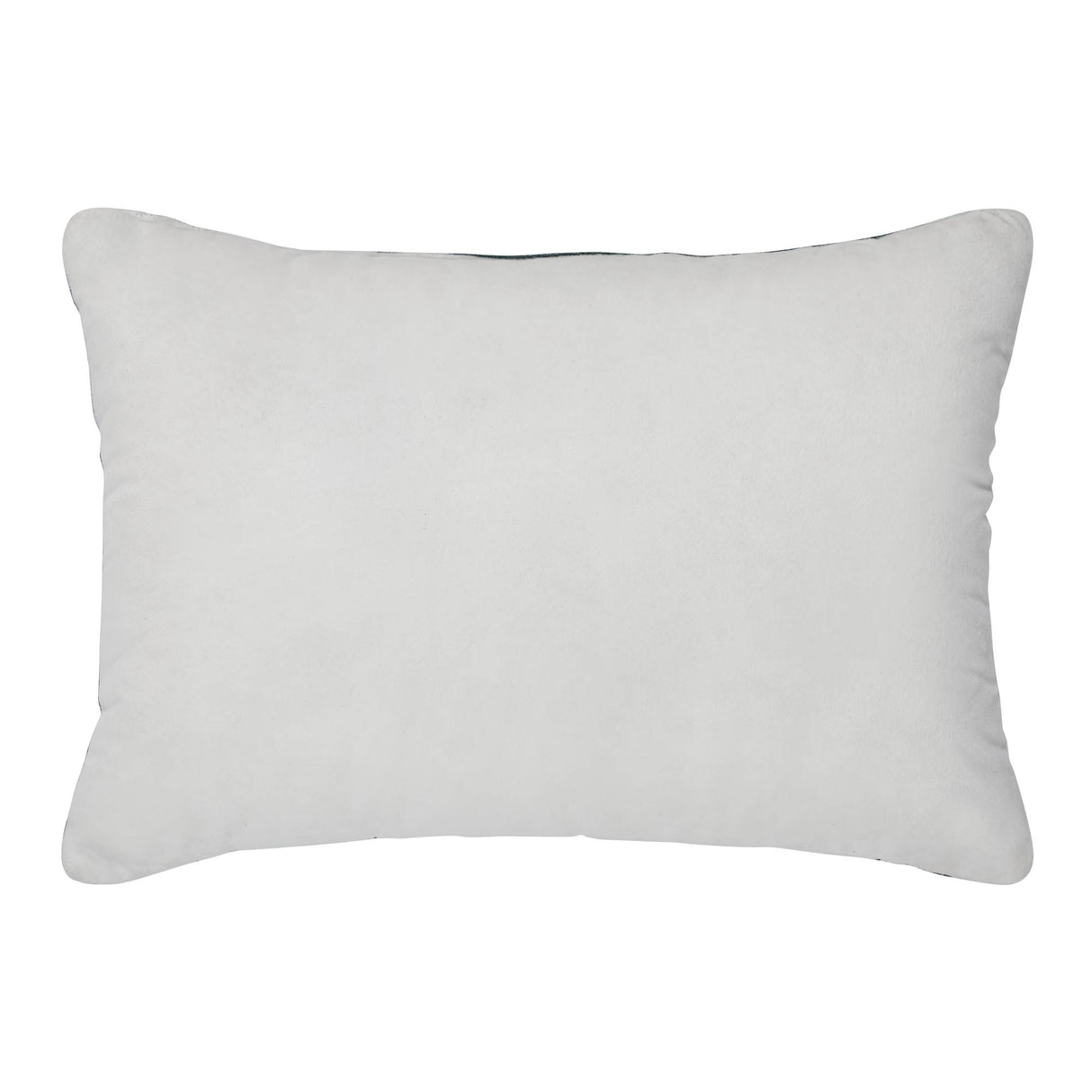 4 Christmas Trees Green Velvet Pillow 14x10